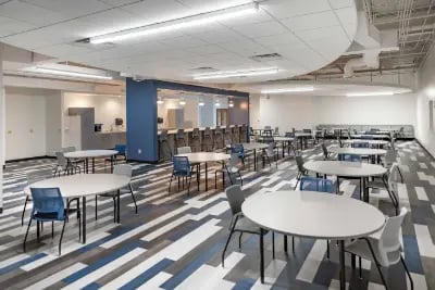 Furnished Cafeteria Interior