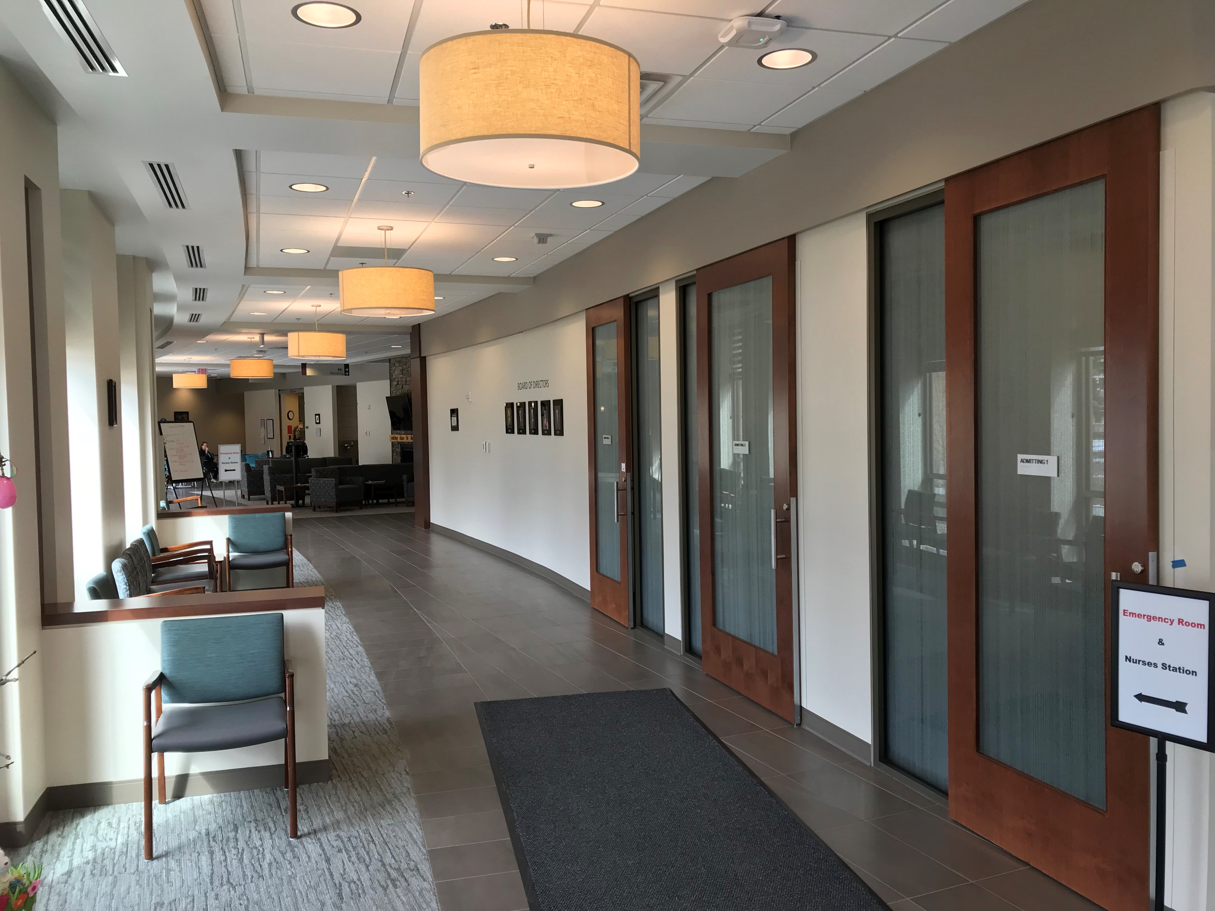 Hawarden Regional Healthcare interior hallway