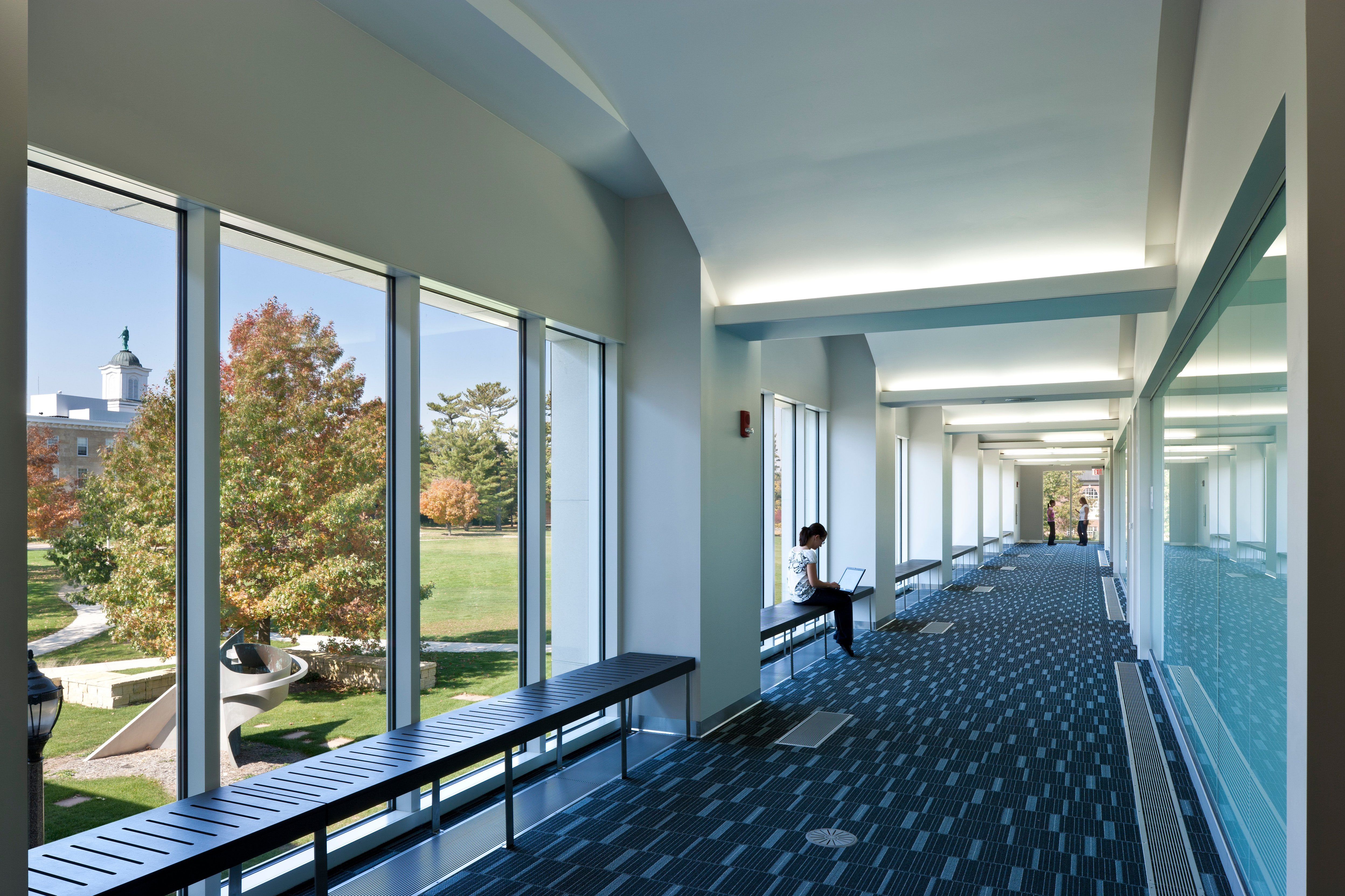 Upper Iowa University Liberal Arts Building interior walkway
