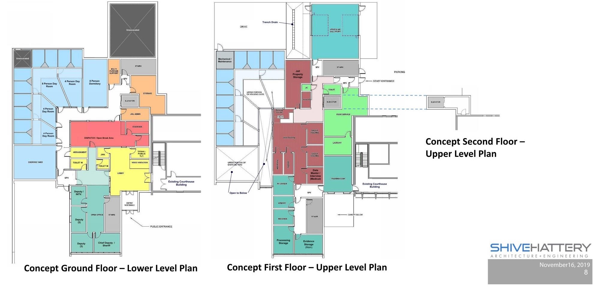 Guthrie County Law Enforcement Center Floor Plans