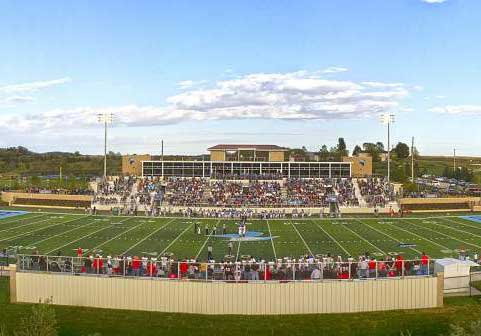 Upper Iowa University football stadium construction