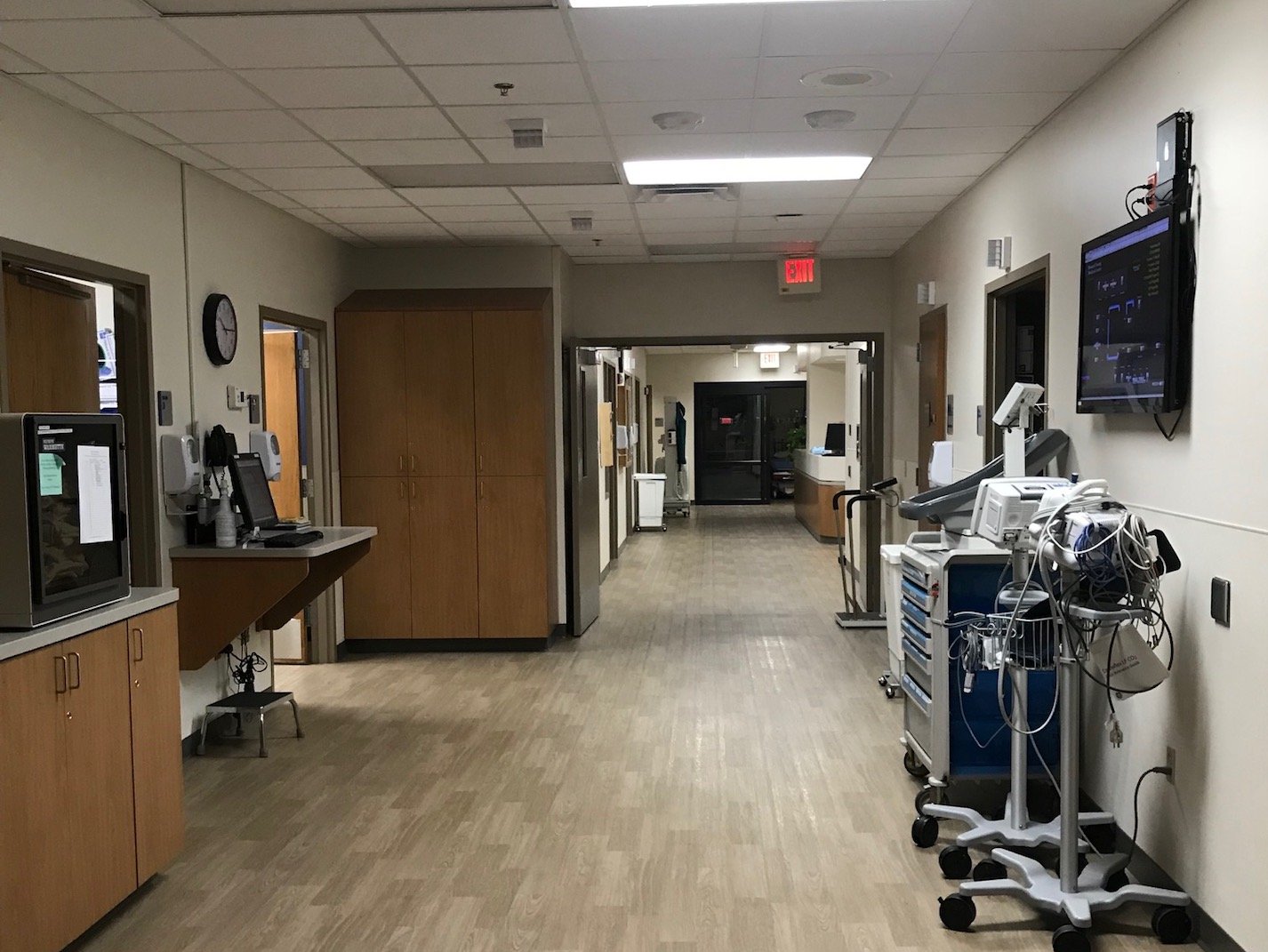 Howard Young Medical Center interior hallway