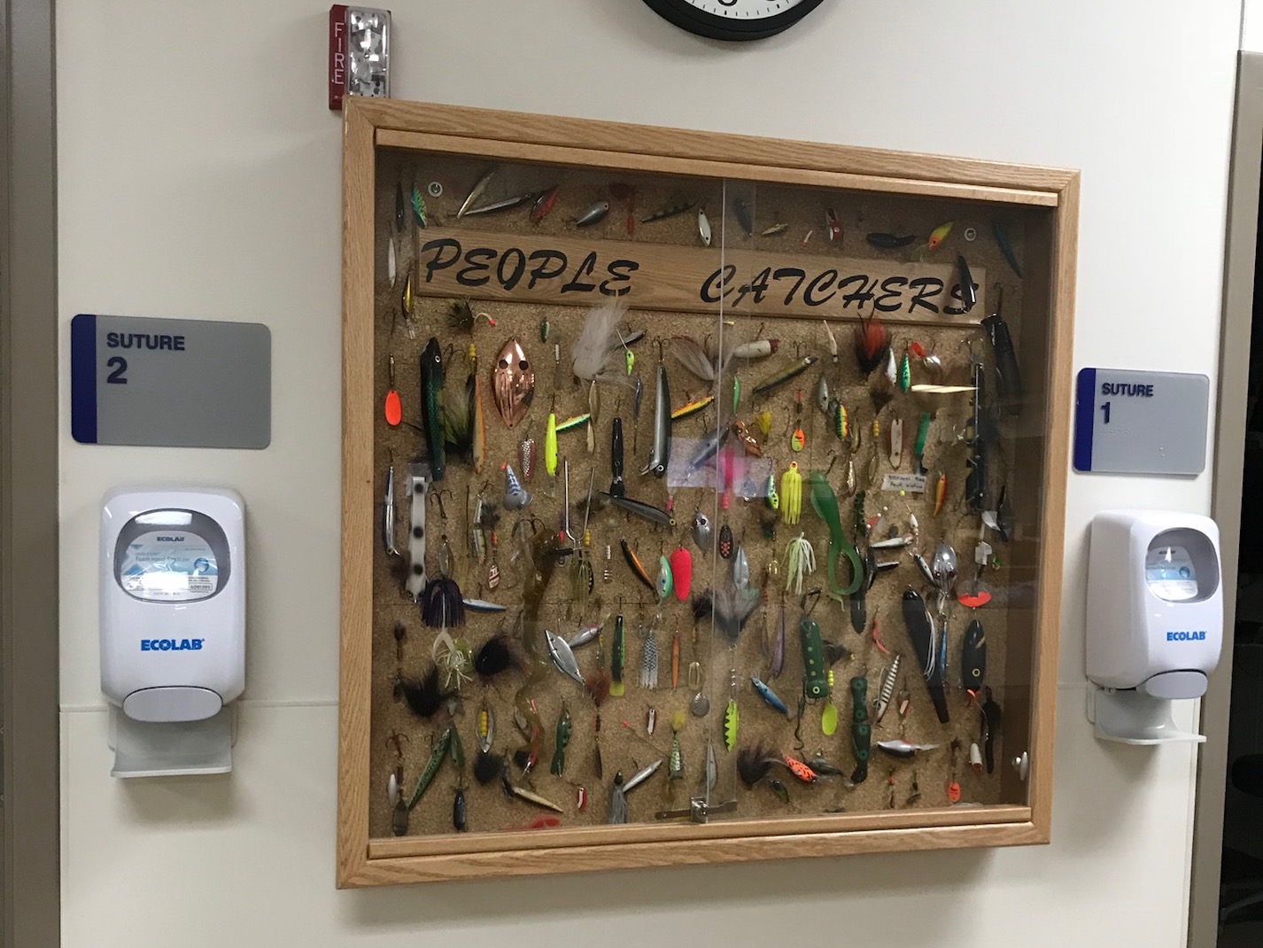 Howard Young Medical Center suture art