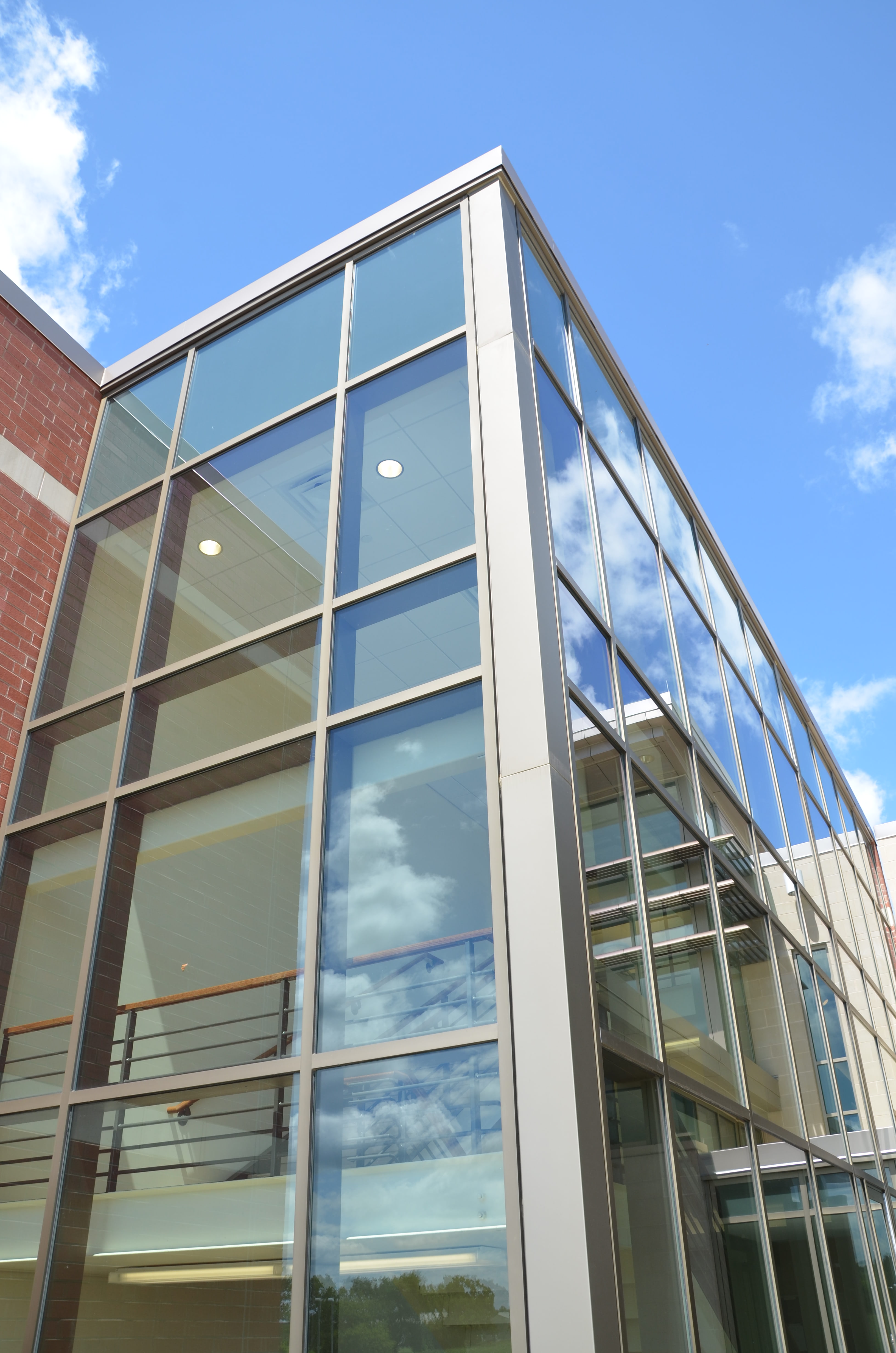 Green Lake County Government Center exterior glass entrance