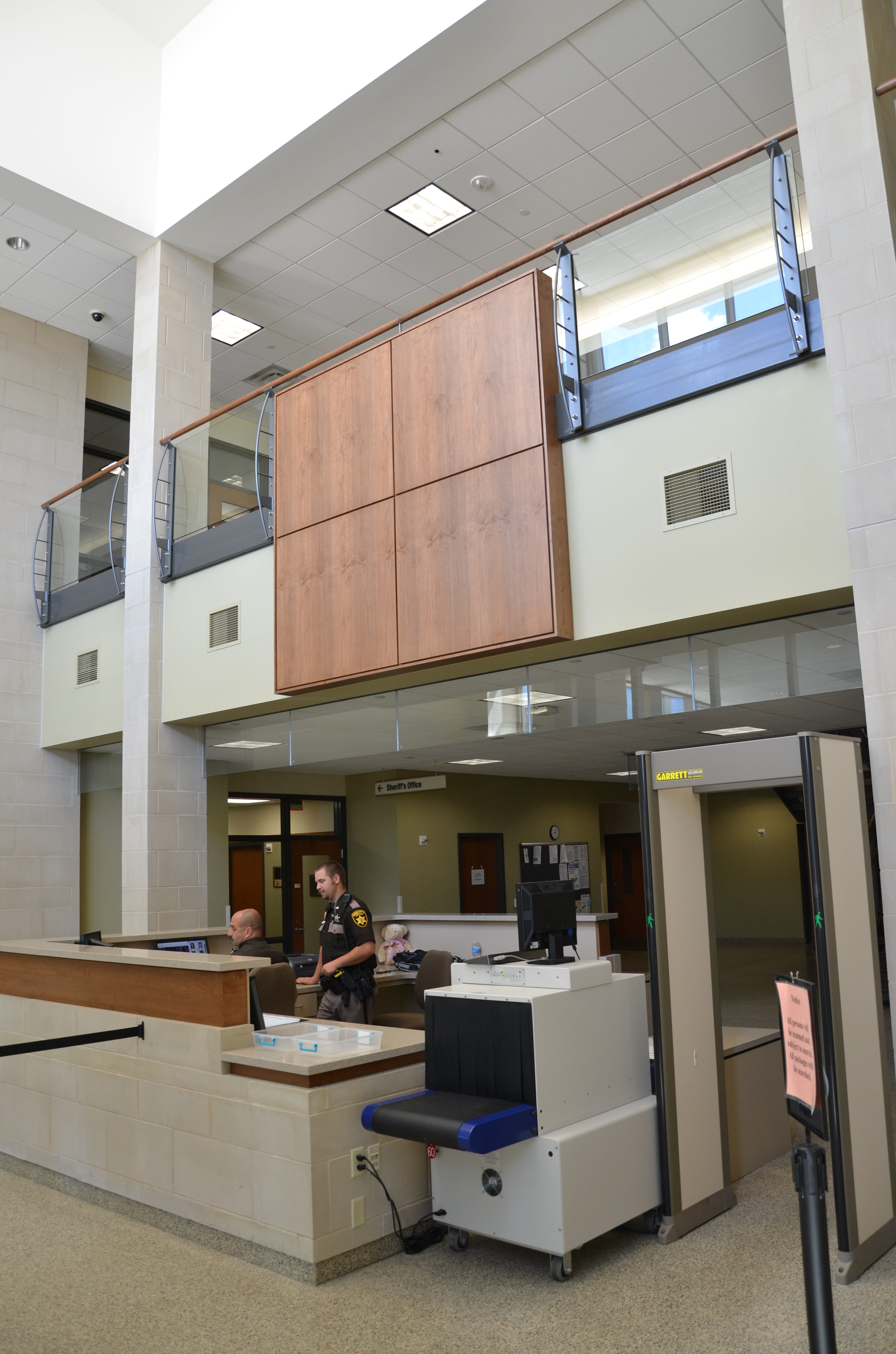 Green Lake County Government Center interior entrance