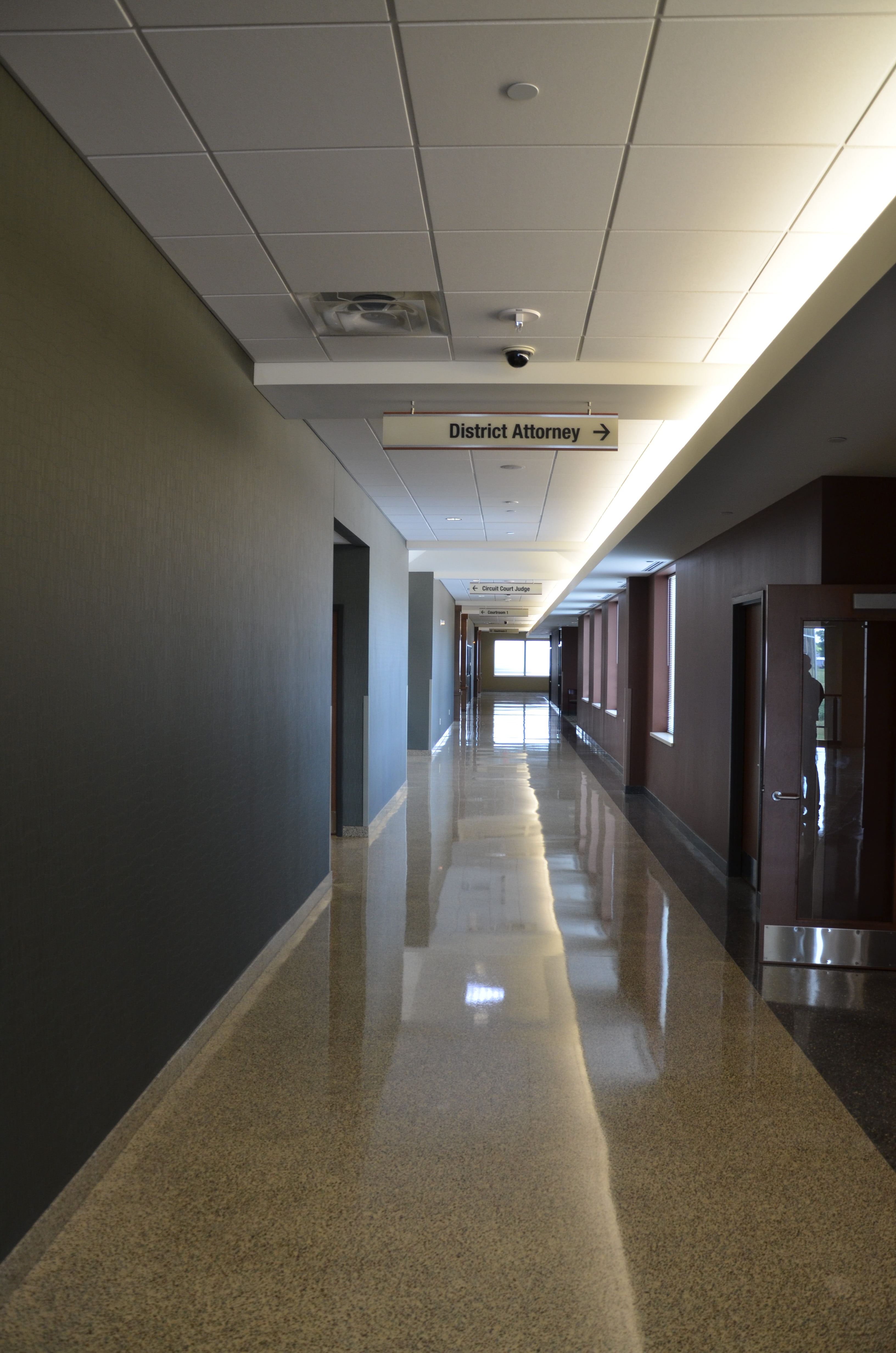 Green Lake County Government Center hallway