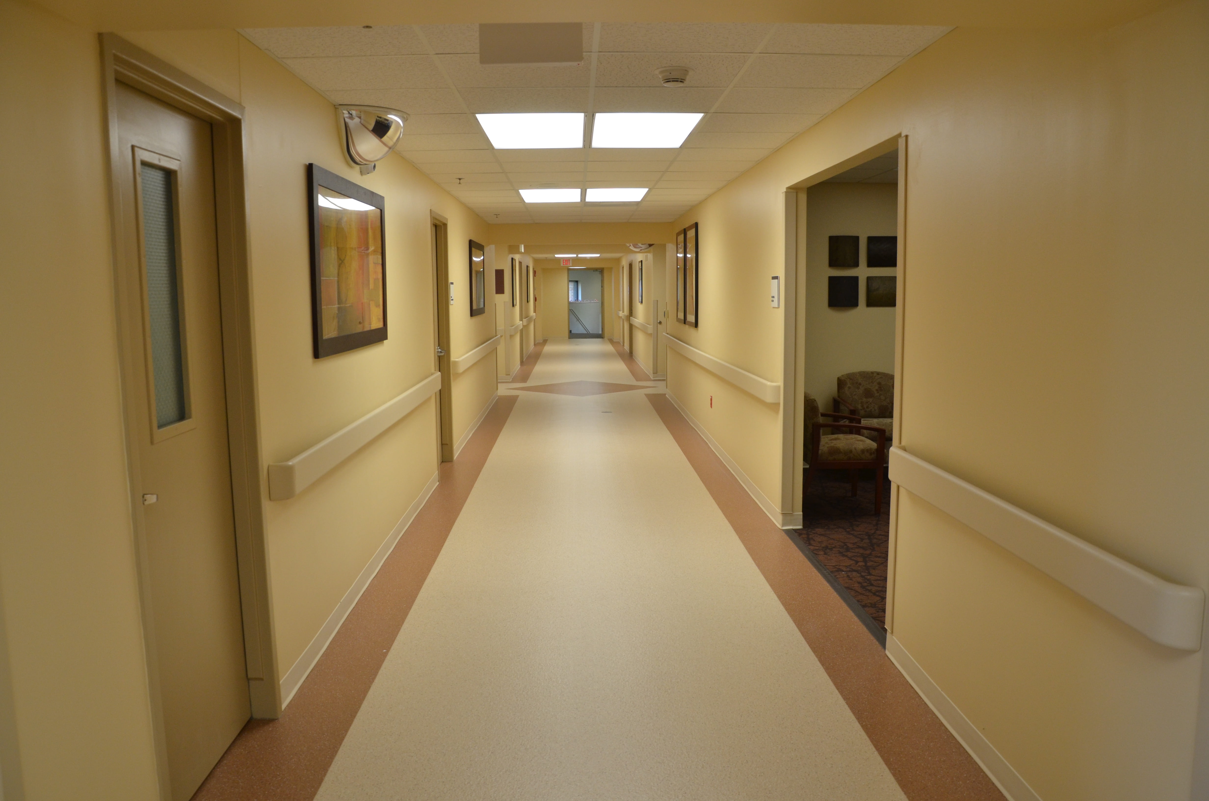 Ministry Flambeau Hospital Emergency Department hallway