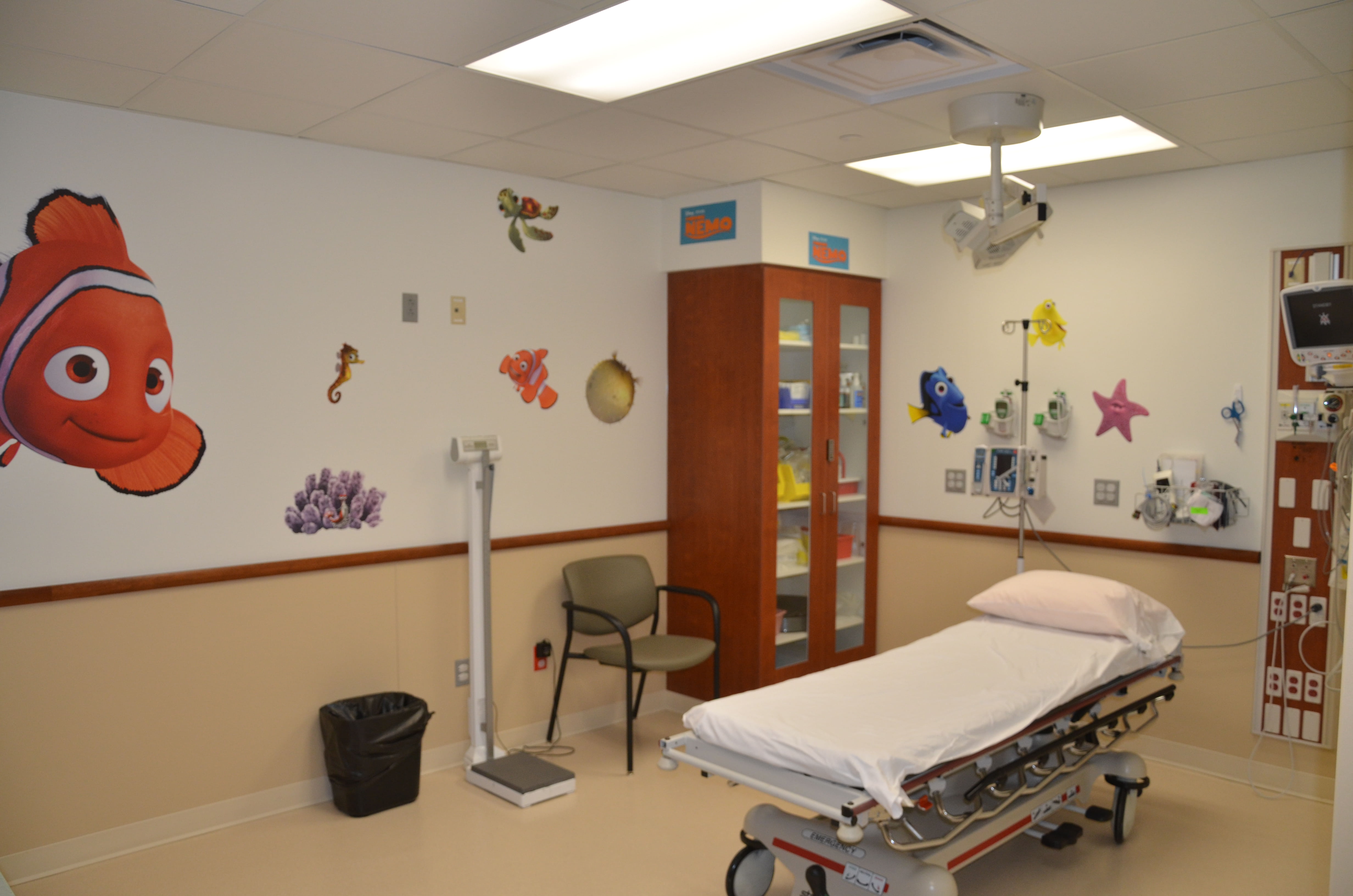 Ministry Flambeau Hospital Emergency Dept children's treatment room