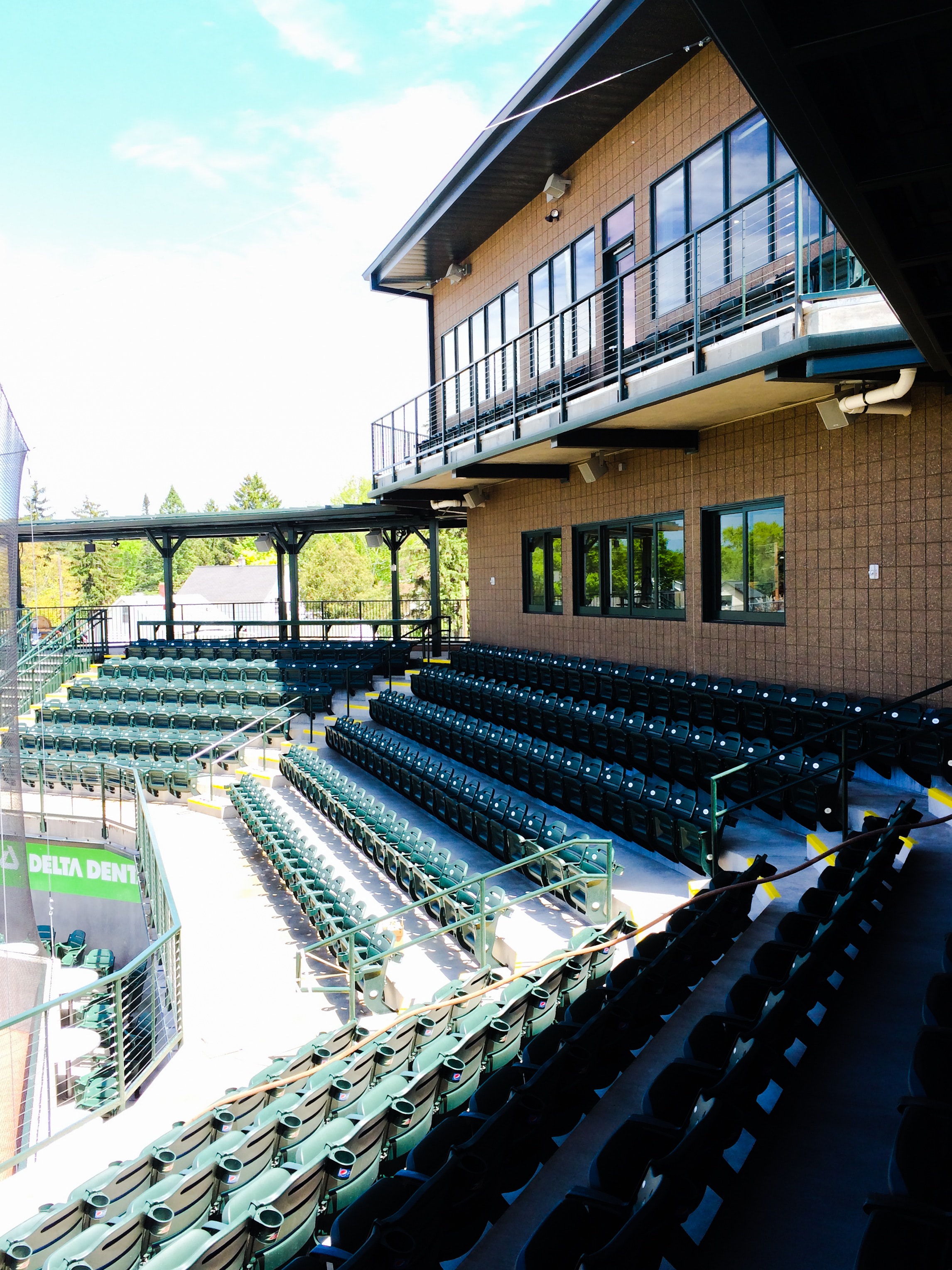 Woodchucks Athletic Park stadium theater-style grandstand seating